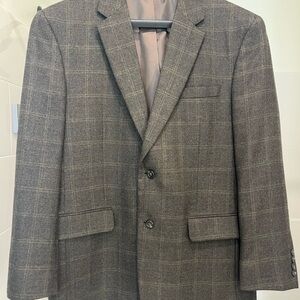 Jos. A. Bank Dark Brown Plaid Blazer/Sport Coat